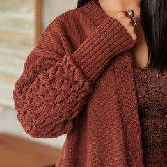 CARDIGÃ DE TRICOT FEMININO PERFECT WAY