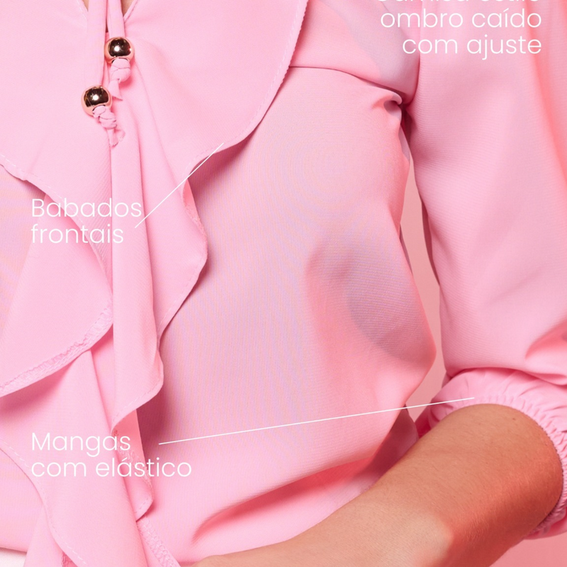 BLUSA FLORECER ROSA PÔ