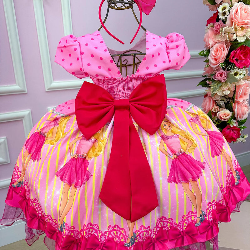 Vestido Tematicos da Gigi Barbie - Glamim