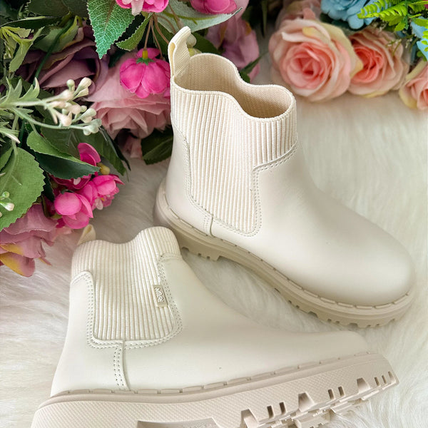 Bota - Coturno Nilqi Bianca Off White