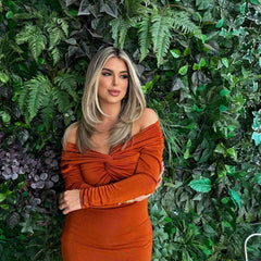 VESTIDO MIDI FEMININO TORÇAO ONÇA PRETA