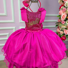 Vestido Princesa Belli Tematico Barbie Girls Glamim