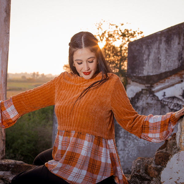 BLUSA MIkAELA ENTARDECER
