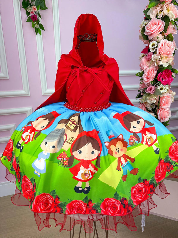 Vestido Infantil Temáticos da Gigi Chapeuzinho Vermelho - Glamim
