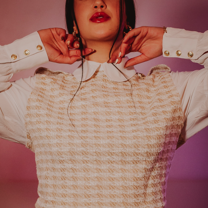 CONJUNTO MIkAELA  PIED DE POULE
