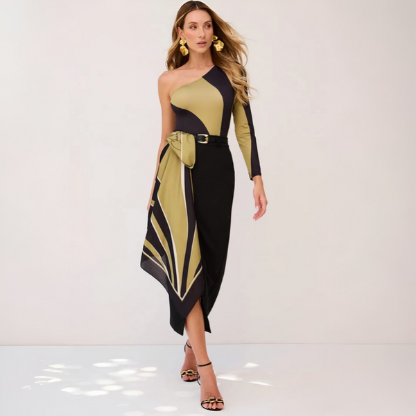 BODY ESTAMPADO COM OMBRO ÚNICO