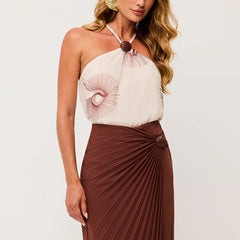 Blusa Frente Única Com Passante