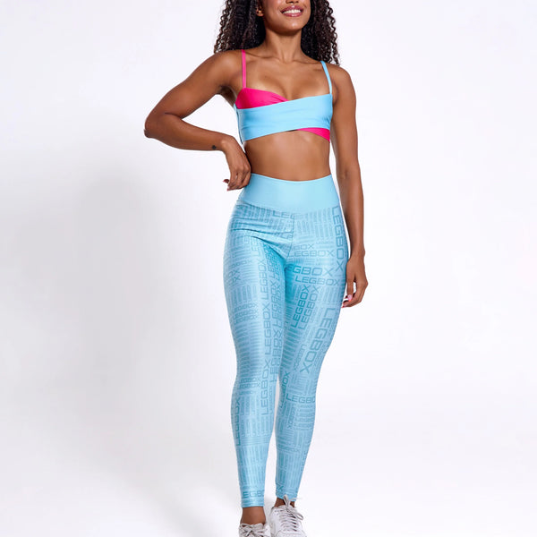 Calça Legging Cintura Alta Glow Buble