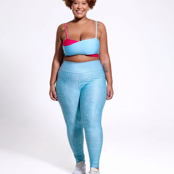Calça Legging Cintura Alta Glow Buble