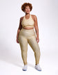 Calça Legging Cintura Alta Glow Creme