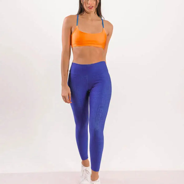 Calça Legging Cintura Alta Glow Índigo