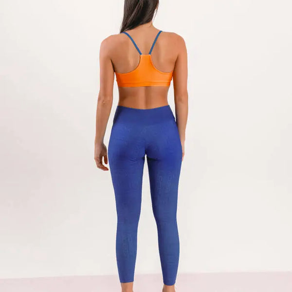 Calça Legging Cintura Alta Glow Índigo
