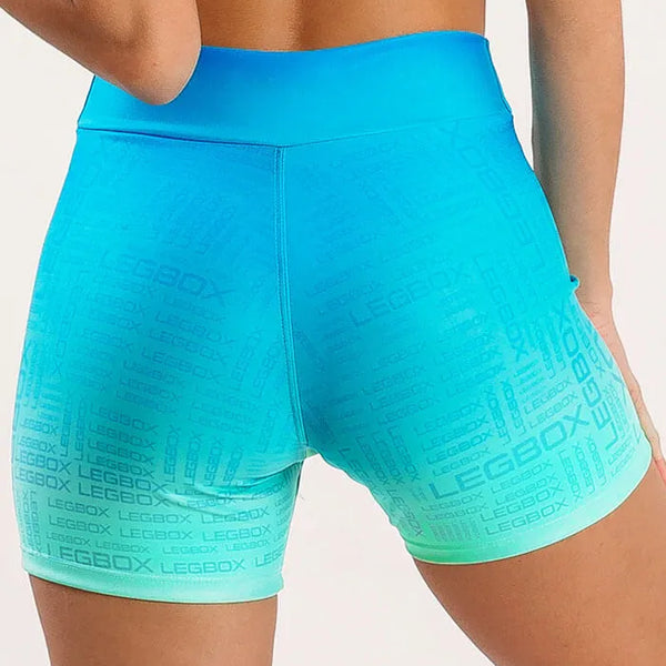 Short Fitness Feminino Glow Oceano
