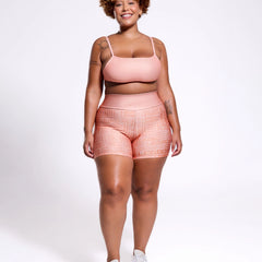 Short Fitness Feminino Glow Pêssego
