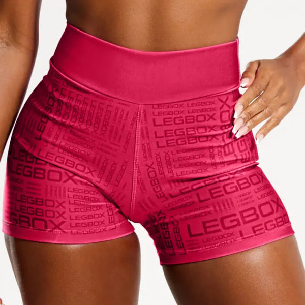 Short Fitness Feminino Glow Rosa