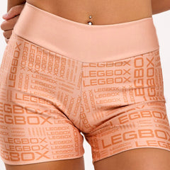 Short Fitness Feminino Glow Pêssego