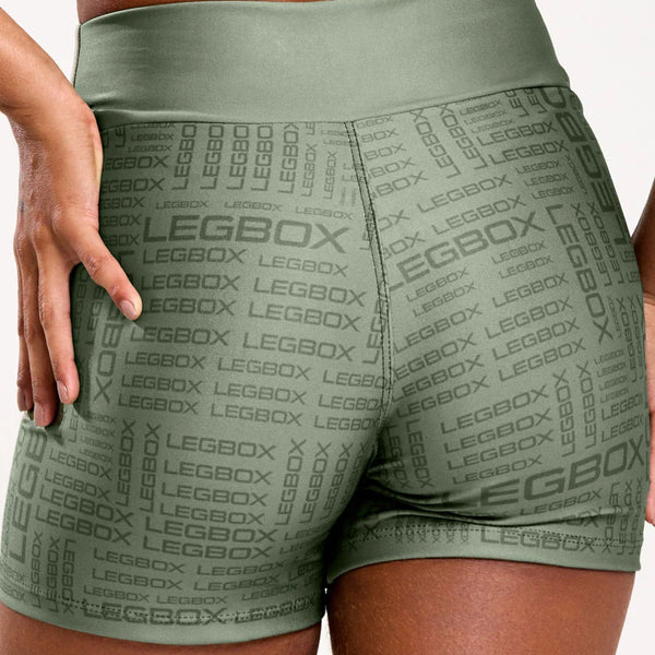 Short Fitness Feminino Glow Sage